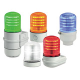 Federal Signal Beacon Warning Light,Amber,LED SLM100A