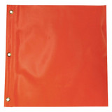 Sim Supply Handheld Warning Flag,Fluorescent Orange  9RW13