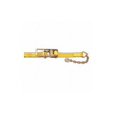 Kinedyne Ratchet Strap,Grab-Hook,Yellow 553040GRA