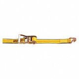 Kinedyne Tie Down Strap,Wire-Hook,Yellow  512584GRA