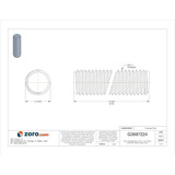 Manufacturer Varies FlTdRd,BkOx,Stl,5/8"-11,Cr,6ft,2A,1PK B7.05801106.BO.IAR