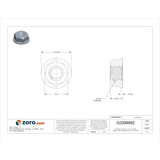 Manufacturer Varies SW Flng Lk Nt,Znc,Stl,1-4"-20,GrdA,100PK 3HDX2
