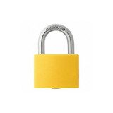 Manufacturer Varies Lockout Padlock,KD,Yellow,1-7/16"H 48JR19