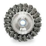 Weiler Crimped Wire Wheel Brush,Arbor Hole 94013