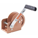 Dutton-Lainson Hand Winch w/Strap,Spur,No Brake,1100lb. 3FKE5