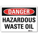 Lyle Danger Sign,10inx14in,Reflctv Sheeting U3-1580-RD_14X10