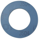 Garlock Flange Gasket,2 in.,1/16 in.,Blue,PTFE 3504RG-0150-062-0200