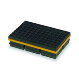 Mason Vibration Isolation Pad,10x12x1 1/4 In 2LVP6