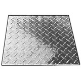 Sim Supply Carbon Steel Rectangle Tread Plate,24" L  HDP.125X12-24