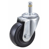 Manufacturer Varies Stem Caster,3"dia,Rubber,110lb 1G005