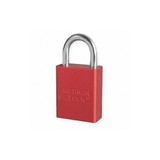 American Lock Lockout Padlock,KD,Red,1-7/8"H  A1105RED