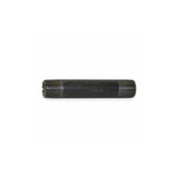 Beck Black Pipe Nipple,Threaded,1/4x6 In 0332606805