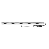 Legrand Prewired Raceway,6 Outlets,Steel V20GB306