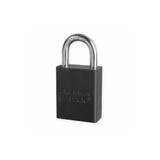 American Lock Lockout Padlock,KD,Black,1-7/8"H A1105BLK
