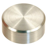 Manufacturer Varies Standoff Cap,Round,Aluminum,5/16"-18,PK2 ZA0247-ALBLK