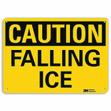 Lyle Rflct Icy Condition Sign,10x14in,Plastic U4-1301-RA_14X10