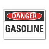 Lyle Gasoline Danger Rflctv Label,10inx14in  LCU4-0313-RD_14X10