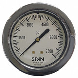 Thuemling Pressure Gauge,0 to 7500 psi,2-1/2" Dial LFP-SCBA-7500