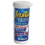 Insta-Test Test Strip,3 in L,4 to 10 pH,PK50 2974