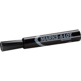 Marks-A-Lot Black Regular Chisel Tip Permanent Marker 17888 Pack of 6