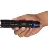 Police Security Trac-Tact 2AA 350 Lm. Tactical LED Flashlight with UV & Red LED Modes