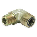 Parker Elbow, 90,Zinc Pltd Steel,MxORFS,1/2In 8-8 CLO-S