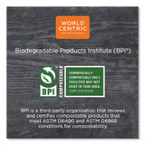 World Centric® LID,LID,PLA,F-CUP,4OZ,CLR CPLCS9F USS-WORCPLCS9F