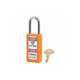 Master Lock Lockout Padlock,KA,Orange,3"H,PK12  411KAS12ORJ