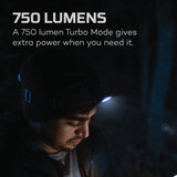 Nebo Einstein 750 Lm. LED 4AAA Headlamp NEB-HLP-0009 824280
