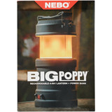 Nebo Big Poppy 8.37 In. H. x 4.06 In. Dia.Rechargeable LED Lantern 6908 850282