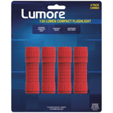 Lumore 130 Lm. AAA COB LED Flashlight (4-Pack)