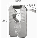 Claw 4ct 25lb Claw Hanger 3PH25M-4ES 243206