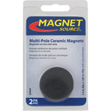 Master Magnetics 1-1-2 In. Multi Pole Ceramic Magnet Disc (2 per Pack) 07041 362778
