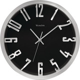 Westclox 12 In. Metallic Silver Wall Clock 32913