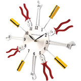 Westclox 14 In. Hand Tools Frame Wall Clock 33311 641614