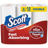 Scott Choose-A-Sheet Paper Towel (6 Double Rolls) 56668 Pack of 4 600165
