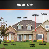 DAP 9.8 Oz. Window, Door & Siding Silicone Sealant, Aluminum 7079808643 778486
