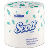 SCOTT Standard Roll Bathroom Tissue, 2-Ply, 550 Sheets/Roll, 80/Carton