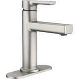 Moen Rinza 1-Handle Lever Centerset Bathroom Faucet, Spot Resist Brushed Nickel