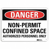 Lyle Danger Sign,7 in x 10 in,Aluminum U1-1007-RA_10X7