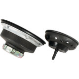 Keeney Work Horse 3-1-2 In. to 4 In. Black Stainless Steel Strainer K5414BLK 463498