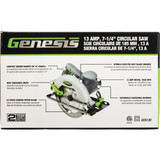 Genesis 13A 7-1-4 In. Circular Saw with Rip Guide GCS130 318413