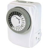 Prime 125V Indoor 24 Hr. Heavy-Duty Electromechanical Timer TNI2423