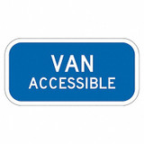 Lyle Van Accessible Parking Sign,6" x 12" T1-2810-HI_12x6