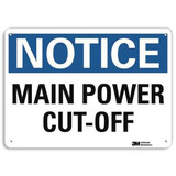 Lyle Notice Sign,7 in x 10 in,Aluminum U5-1317-RA_10X7