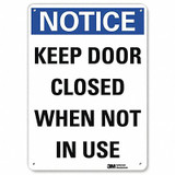 Lyle Notice Sign,10 in x 7 in,Aluminum  U5-1288-RA_7X10