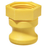 Usa Industrials Cam and Groove Adapter,1-1/4",Nylon BULK-CGF-444