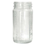 Qorpak Bottle,145 mm H,Clear,76 mm Dia,PK48 GLA-00848