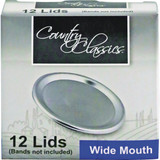 Country Classics Wide Mouth Canning Jar Lids (12-Count) CCCL-012-WM Pack of 24