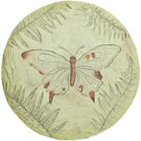 Alpine 10 In. Dia. Cement Imprinted Insect Stepping Stone WQA1318ABB Pack of 6 879982